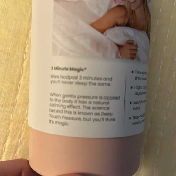 Nodpod Pink Weighted Eye Blanket - Picture 5 of 6